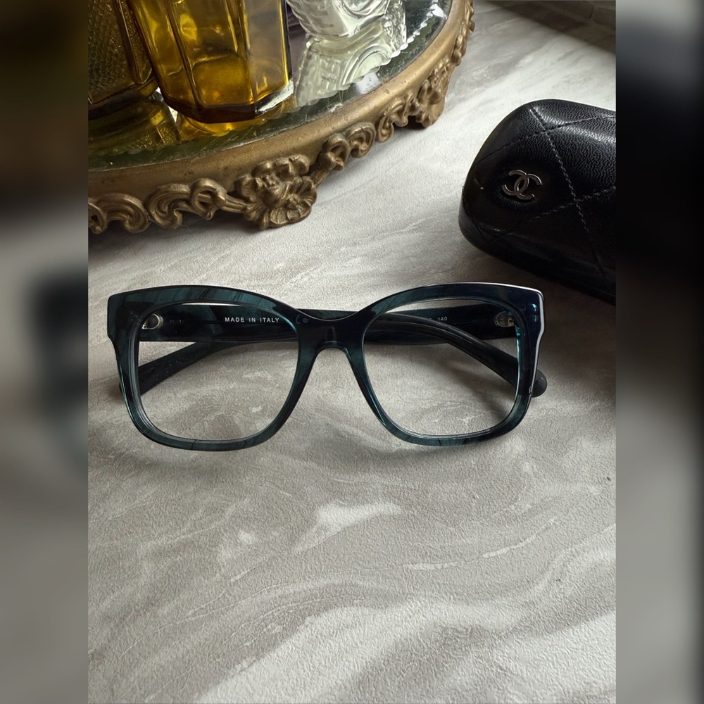 CHANEL Blue Glasses